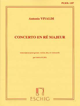 Concerto En Re (Pujol 1107) Guitare-Vl-Vla-Vlc